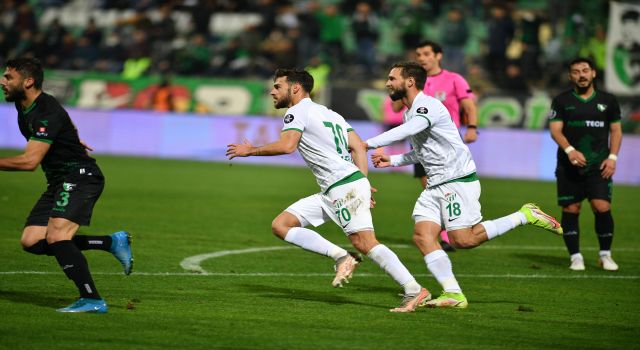 Bursaspor ilk kez deplasmanda 3 gol attı