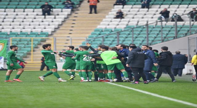 Bursaspor'un 3 puan hasreti sona erdi