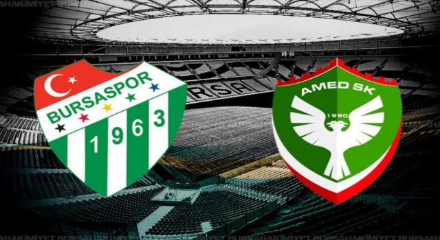 Bursaspor - Amedspor maçı hangi kanalda? Belli oldu...