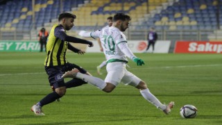 Bursaspor ligin ilk yarısını 1 puanla kapattı