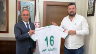 Bursaspor, İl Milli Eğitim Müdürlüğü’nü ziyaret etti